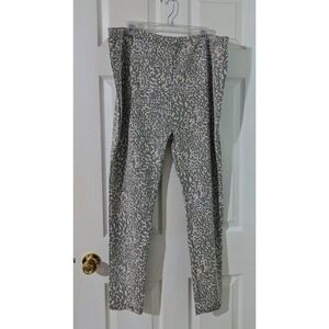 Animal Print Pull On Pants‎ Elastic Waist Casual Loungewear 3X NWT